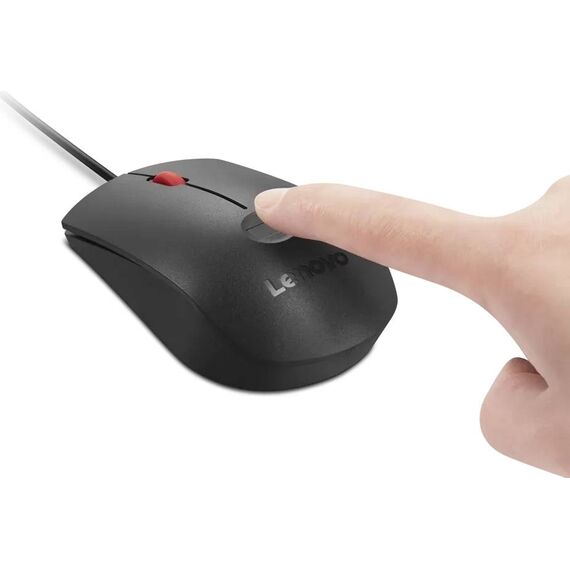 Lenovo Fingerprint Biometric USB Mouse Gen3 4Y51S24029 Black