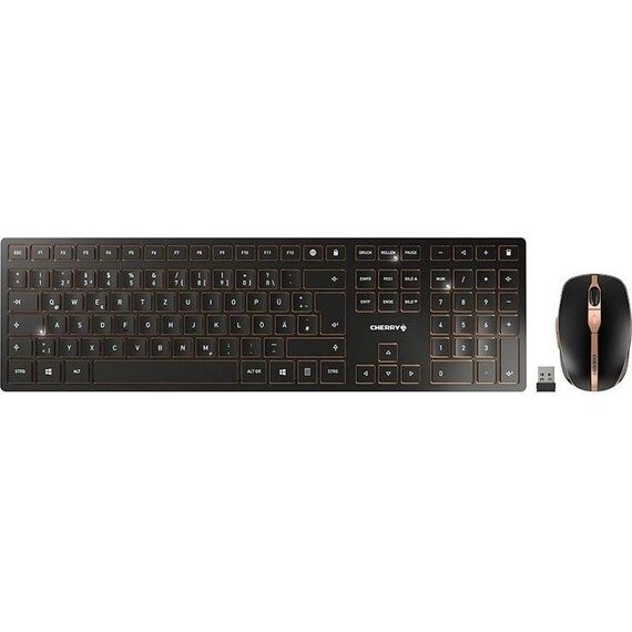 CHERRY DW 9100 SLIM Keyboard and mouse wireless JD9100EU-2