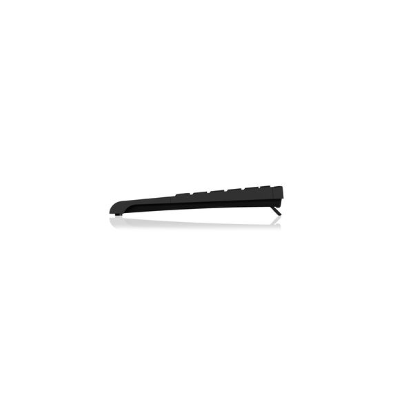 KeySonic ACK-540 U+ - Keyboard - USB - matte black | 28002