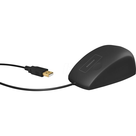 KeySonic KSM-5030M-B 60865 Waterproof Silicone Mouse Black