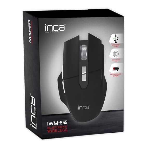 Inca IWM-555 Black Rechargeable Wireless Mouse