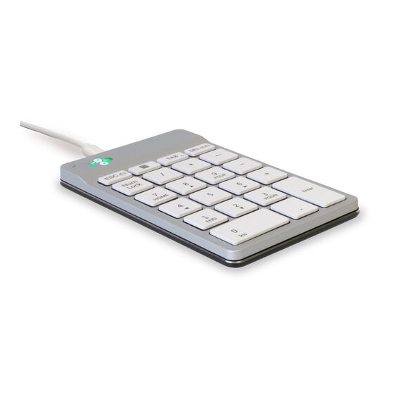 R-Go Numeric Keyboard Compact Break USB-C White