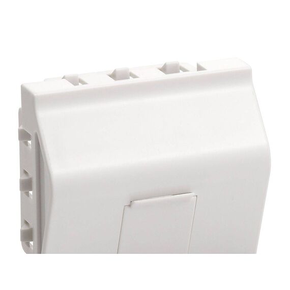 Equip 761311 French Modular Faceplate Insert White RAL 9010