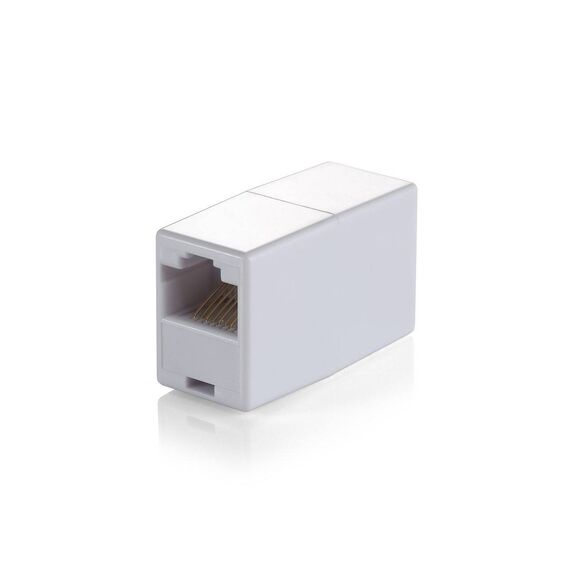 Equip 121252 Cat5e RJ45 Female-to-Female Inline Coupler White