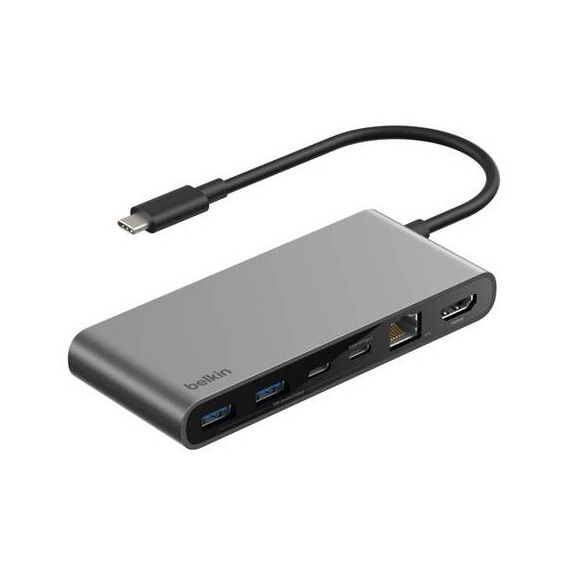 BELKIN CONNECT 8-IN-1 USB-C HUB (INC024HQSGY)