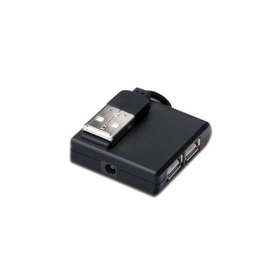 DIGITUS DA-70217 4-Port USB 2.0 Hub Black