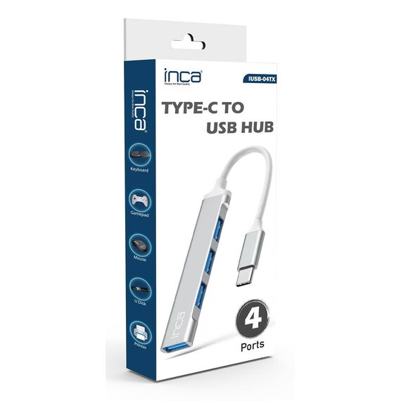INCA Adapter IUSB-04TX Typ C USB Eingang, 2.0/3.0 Ausgang (IUSB-04TX)