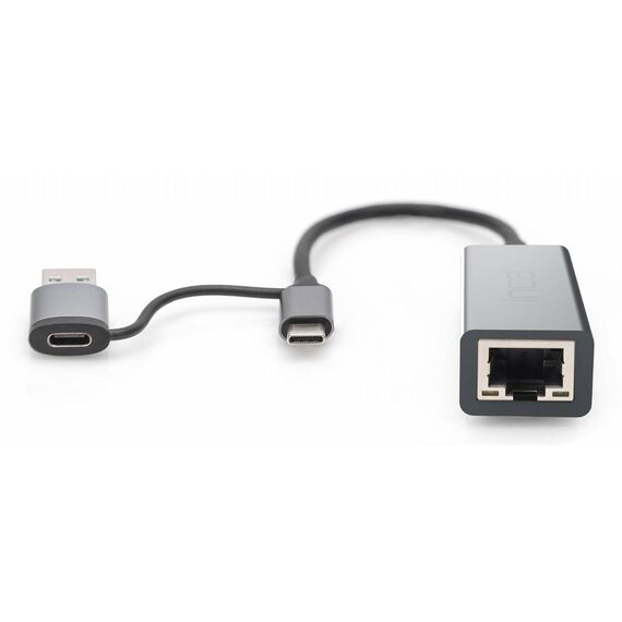 INCA Adapter IUTP-01TX Ethernet > USB und Typ C Anschluss (IUTP-01TX)