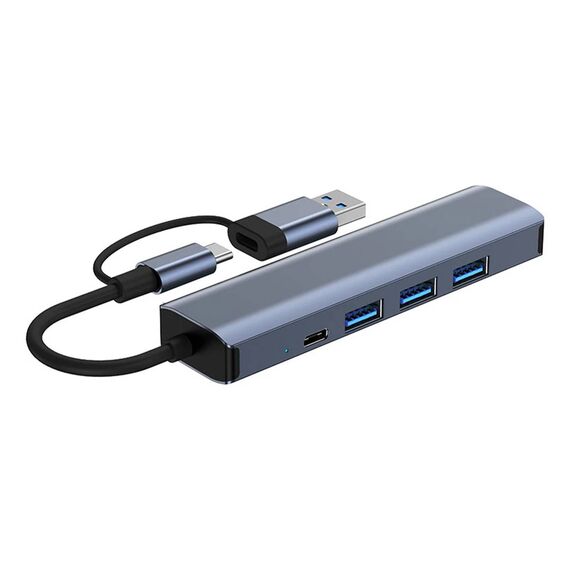 INCA IUTP-5T USB-C/A Hub 3x USB 3.0 Gigabit Ethernet