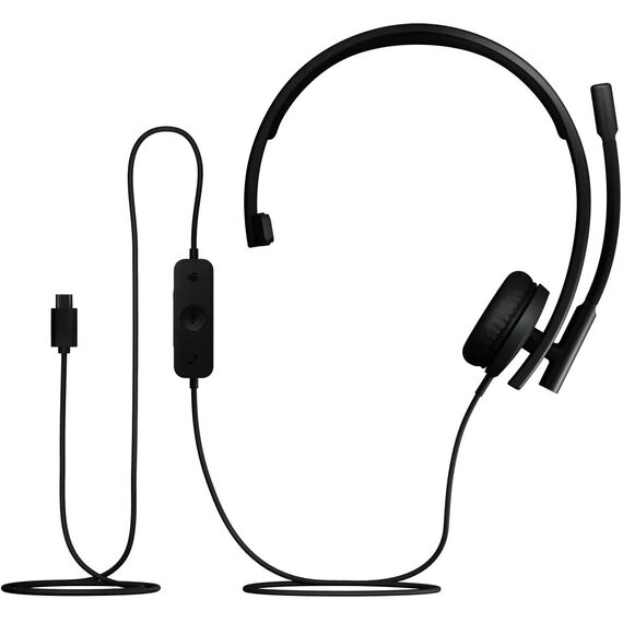 Logitech H570e Teams Mono USB-C Headset Black