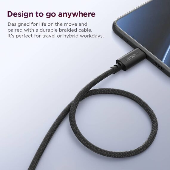 Lenovo 100W GaN USB-C Charger Black EU