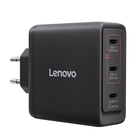 Lenovo 100W GaN USB-C Charger Black EU