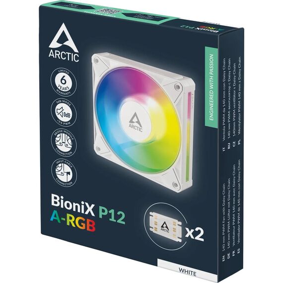 Arctic Cooling ARCTIC Fan BioniX P14 A-RGB White - 14 cm (ACFAN00340A)