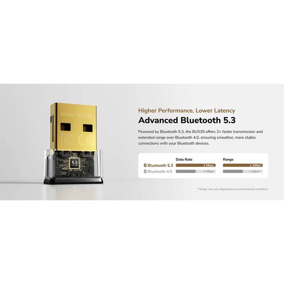 Cudy USB Bluetooth Adapter BU530 (BU530)