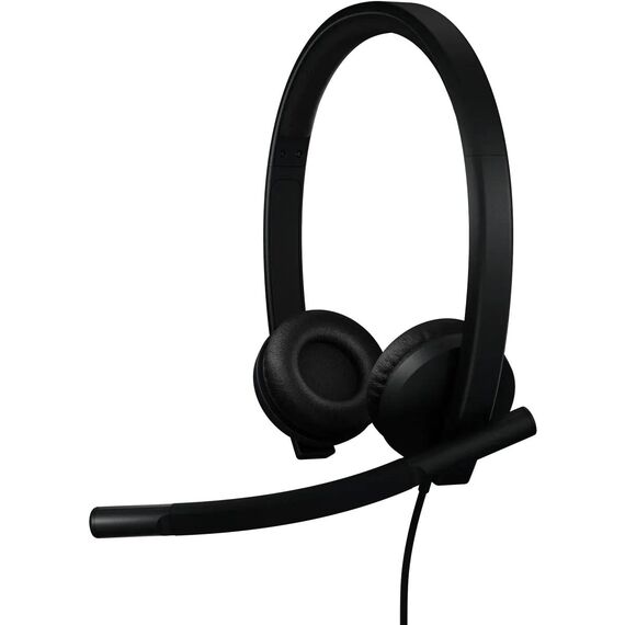 Logitech H570e 981-001431 Teams Stereo USB-C Headset Black
