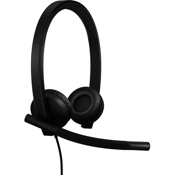 Logitech H570e 981-001431 Teams Stereo USB-C Headset Black