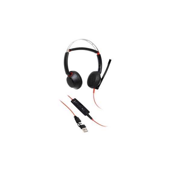 Poly Blackwire 5220 8X231AA Stereo USB-C/A Headset Black