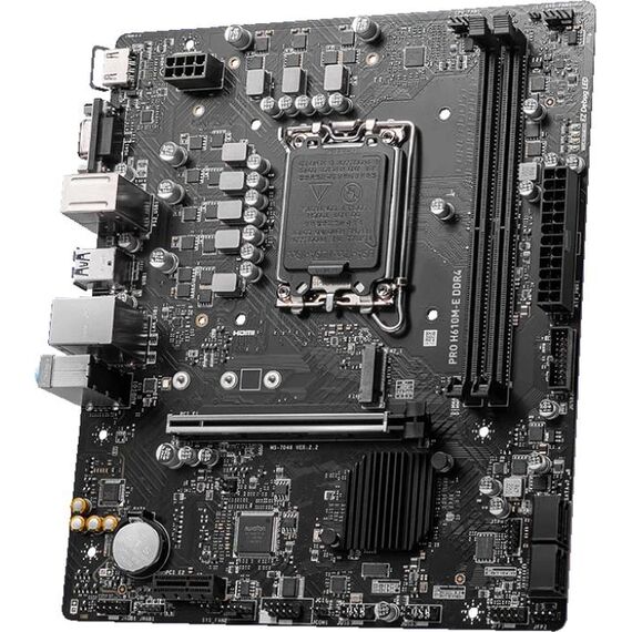 MSI PRO H610M-E DDR4 LGA1700 Micro-ATX Motherboard
