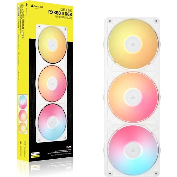 CORSAIR  iCUE Link RX360 II Unified Frame RGB White (CO-9051062-WW)