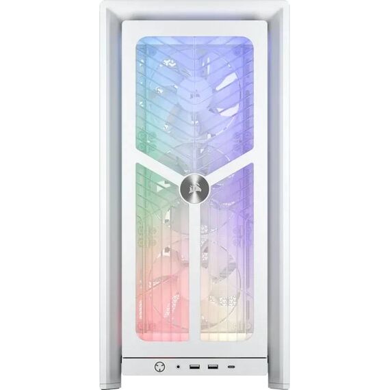 CORSAIR Geh Midi FRAME 4000X RS Mid-Tower, White (CC-9011303-WW)