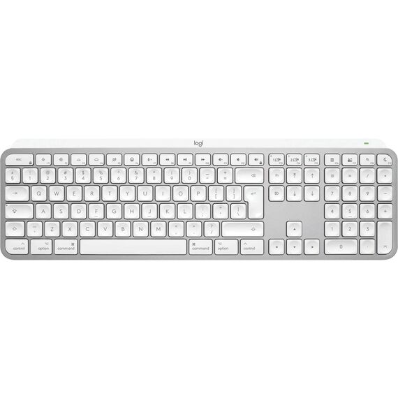 Logitech MX Keys S for Mac Wireless Keyboard Pale Grey