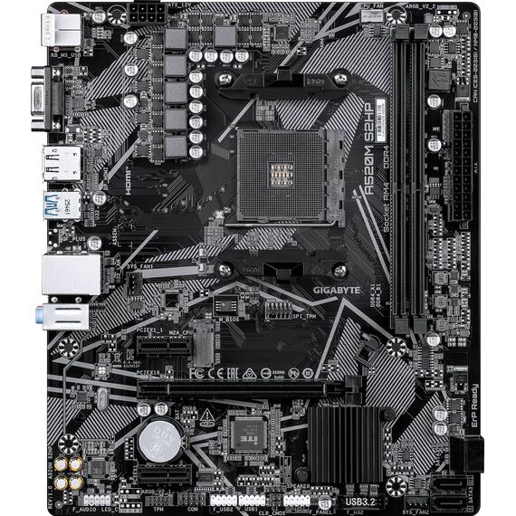 GIGABYTE A520M S2HP AM4 Micro ATX Motherboard