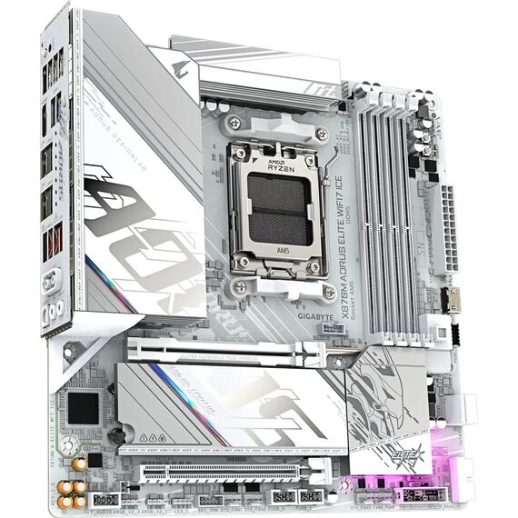 GIGABYTE X870M AORUS ELITE WIFI7 ICE AM5 mATX Motherboard