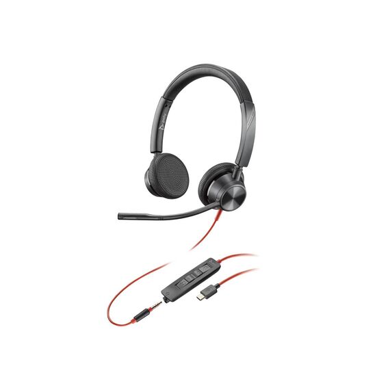 Poly Blackwire 3325 8X221AA Stereo USB-C Headset Black