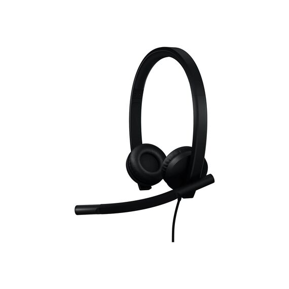 Logitech H570e 981-001431 Teams Stereo USB-C Headset Black