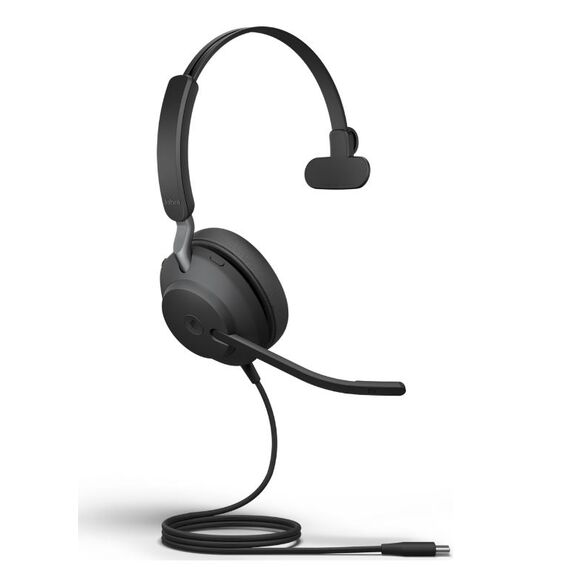 Jabra Evolve2 40 SE MS Mono USB-C/A Headset Black