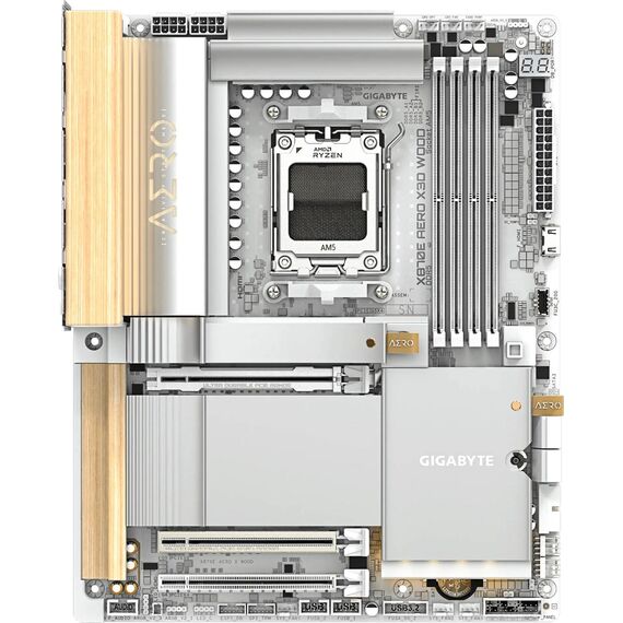 GIGABYTE X870E AERO X3D WOOD AM5 ATX Motherboard