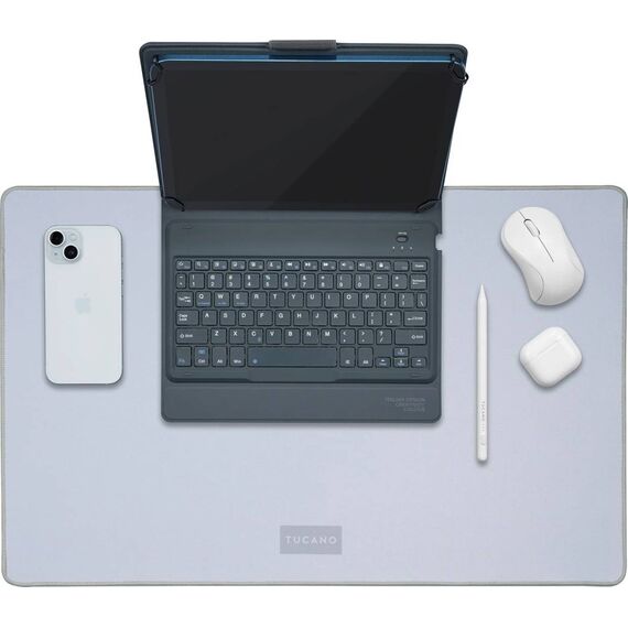 Tucano One Desk Pad 67x42cm Desk Mat Grey