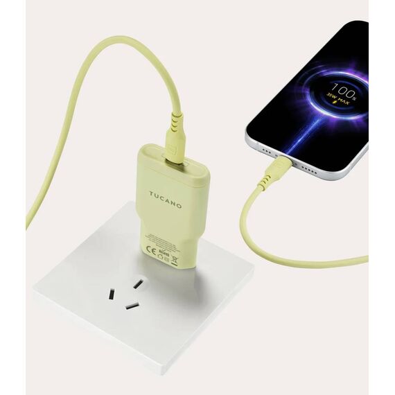 Tucano One Power Kit 35W GaN Charger + Cable Yellow