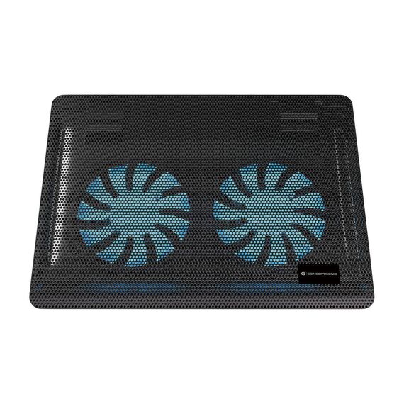 Conceptronic CNBCOOLPAD2F Black 15.6in 2-Fan Cooling Pad