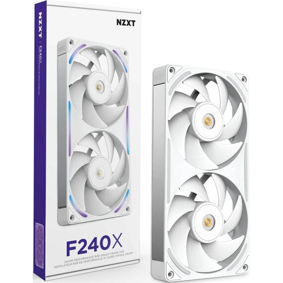 NZXT F280X White 280mm Performance RGB Single-Frame Fan
