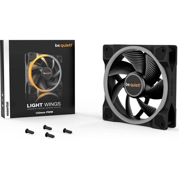 be quiet! Light Wings Case fan PWM 120 mm black BL072