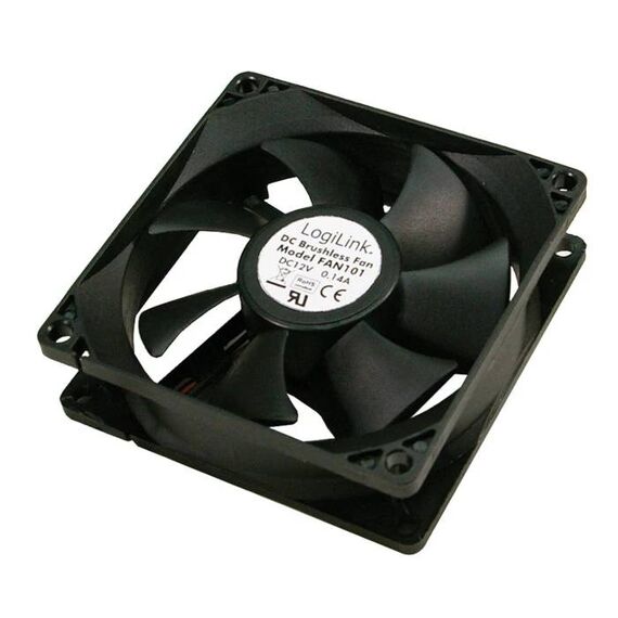 LogiLink FAN101 Case fan 80 mm black FAN101