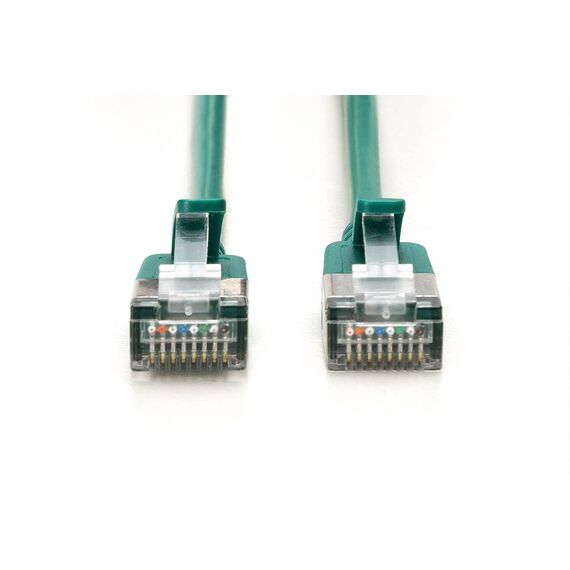 DIGITUS DK-1632-A-003S-G Cat 6A Slim Cable 0.3m Green