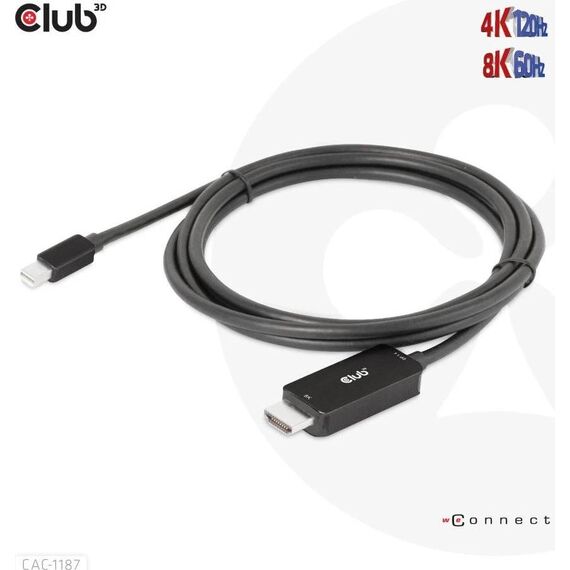 Club 3D CAC-1187 - Adapter cable - Mini DisplayPort male to HDMI