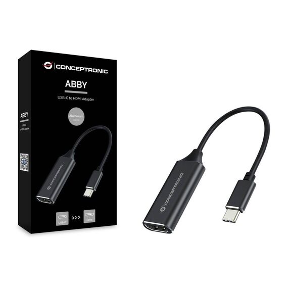 Conceptronic ABBY03B USB-C to HDMI Adapter Black