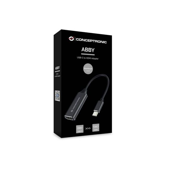 Conceptronic ABBY03B USB-C to HDMI Adapter Black