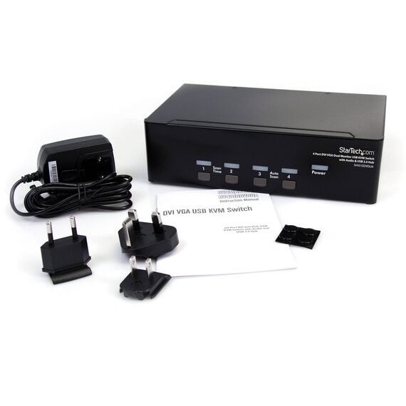 StarTech.com SV431DDVDUA 4-Port DVI/VGA KVM