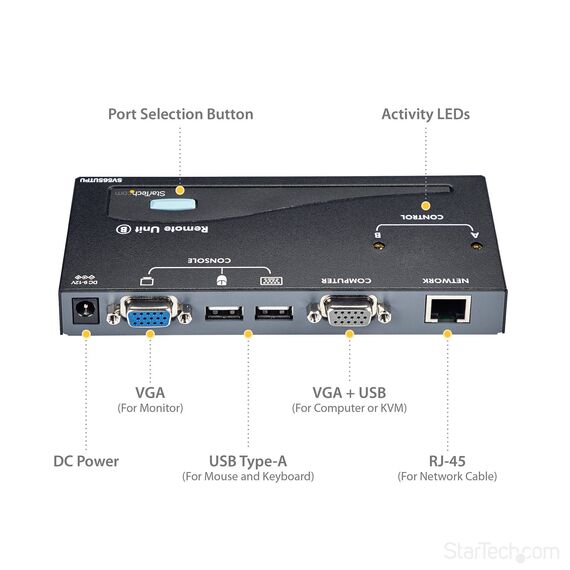 StarTech SV565UTPUEU USB VGA KVM Extender