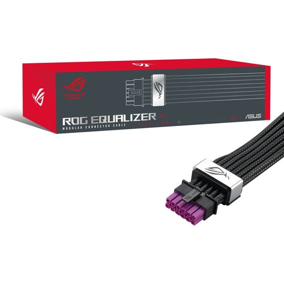ASUS ROG Equalizer 12V-2x6 GPU Power Cable Black