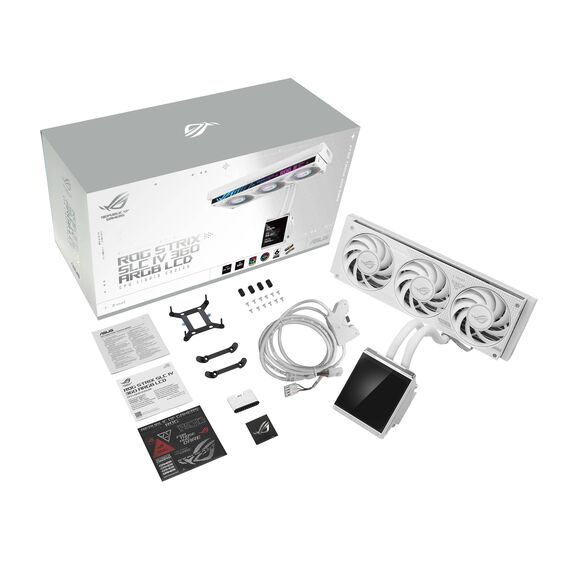 ASUS ROG Strix SLC IV 360 ARGB LCD White AIO Cooler