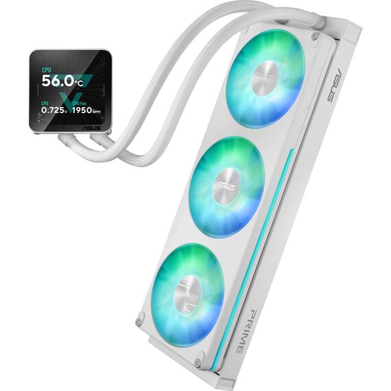 ASUS Prime LC II 360 ARGB LCD White AIO Cooler