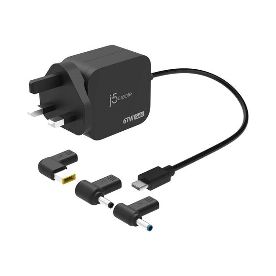 J5CREATE 67W GAN PD USB-C MINI CHARGER (JUP1565DCF3A-FN)