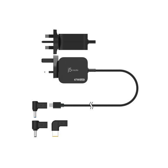 J5CREATE 67W GAN PD USB-C MINI CHARGER (JUP1565DCF3A-FN)