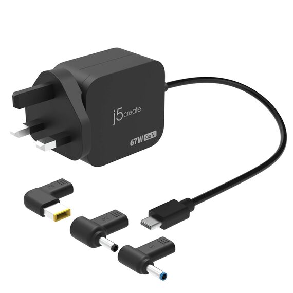 J5CREATE 67W GAN PD USB-C MINI CHARGER (JUP1565DCF3A-FN)