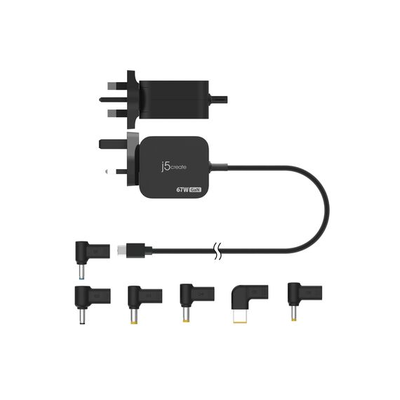 J5CREATE 67W GAN PD USB-C MINI CHARGER (JUP1565DCF-FN)